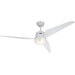 CasaFan Eco Aviatos 132 WE-WE Deckenventilator 31W (Ø x H) 132cm x 365mm Lack-Weiß Austauschbare Flügel, mit Beleuchtung, mit CasaFan Eco Aviatos 132 WE-WE Deckenventilator 31W (Ø x H) 132cm x 365mm Lack-Weiß Austauschbare Flügel, mit Beleuchtung, mit