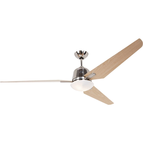 CasaFan Eco Aviatos 162 BN-AH Deckenventilator 31W (Ø x H) 162cm x 365mm Chrom (gebürstet) Austauschbare Flügel, mit Beleuchtung CasaFan Eco Aviatos 162 BN-AH Deckenventilator 31W (Ø x H) 162cm x 365mm Chrom (gebürstet) Austauschbare Flügel, mit Beleuchtung
