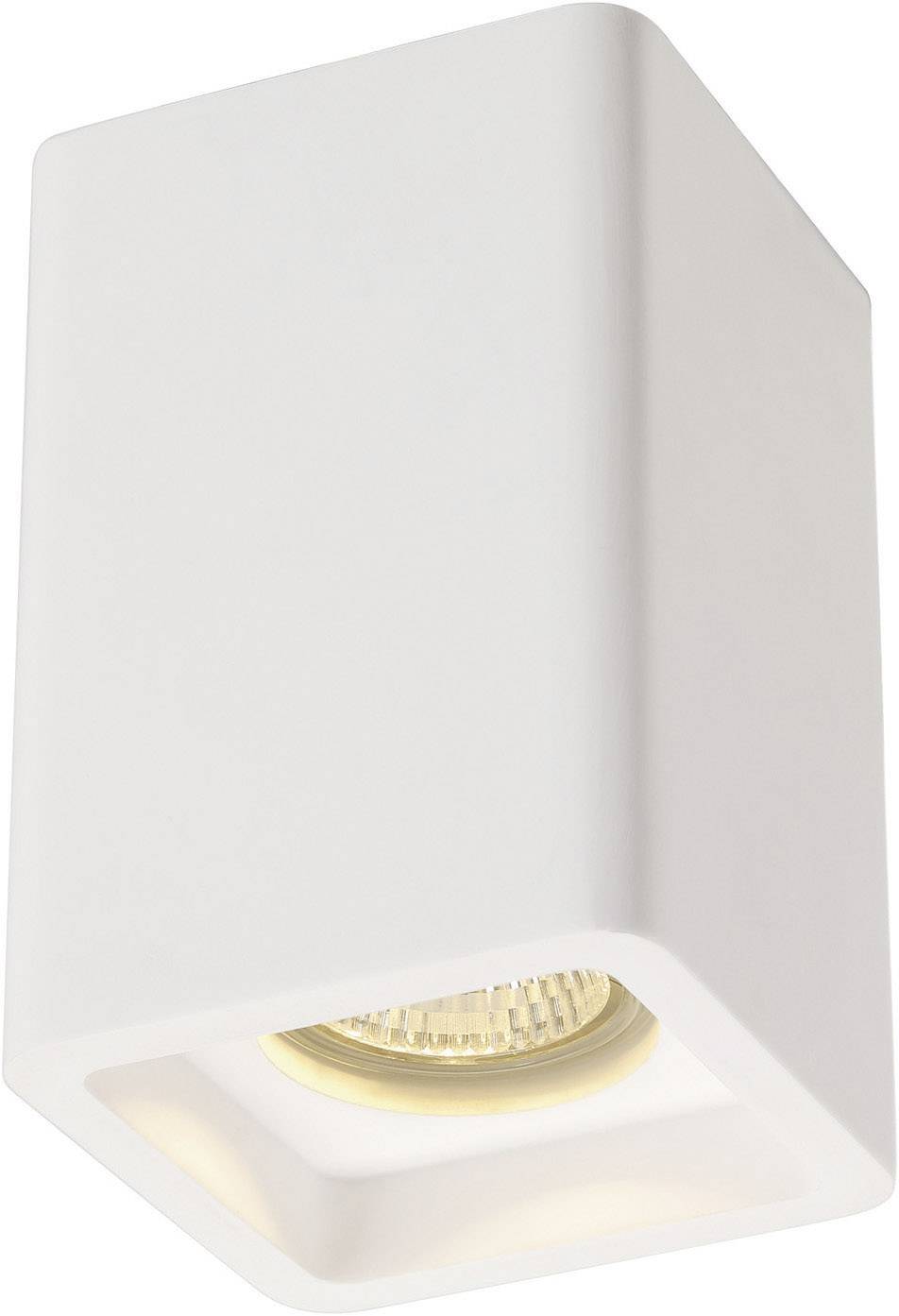 SLV 148004 Plastra Deckenleuchte Halogen, Energiesparlampe, LED GU10 35W Weiß