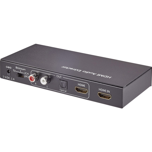 audio Extracteur [HDMI - HDMI, Toslink, Cinch-RCA] 1920 x 1080 Pixel SpeaKa Professional SP-AE-H/TC-02
