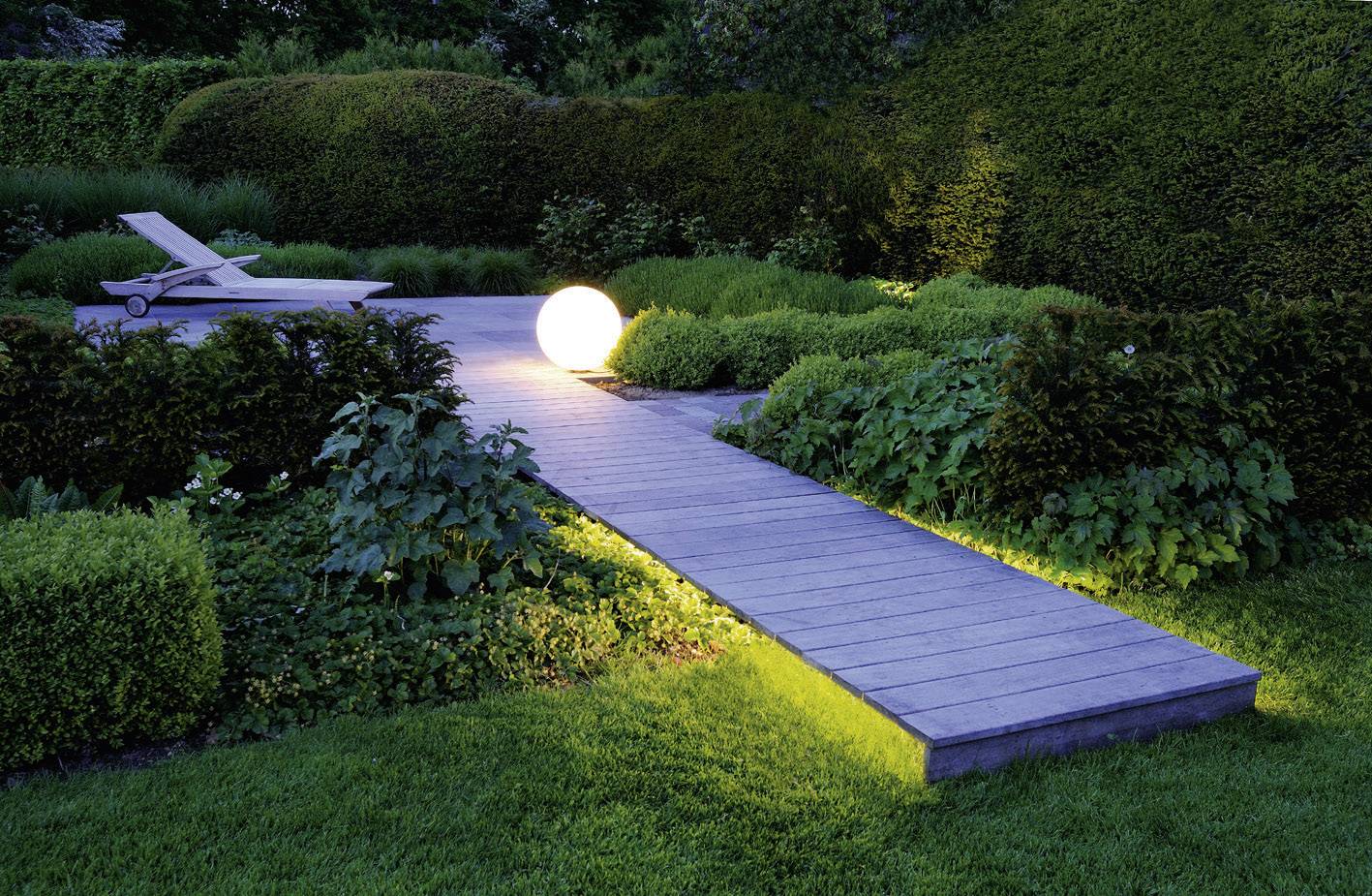 SLV 227221 Rotoball Floor Gartenleuchte Kugel Energiesparlampe E27 23W Weiß