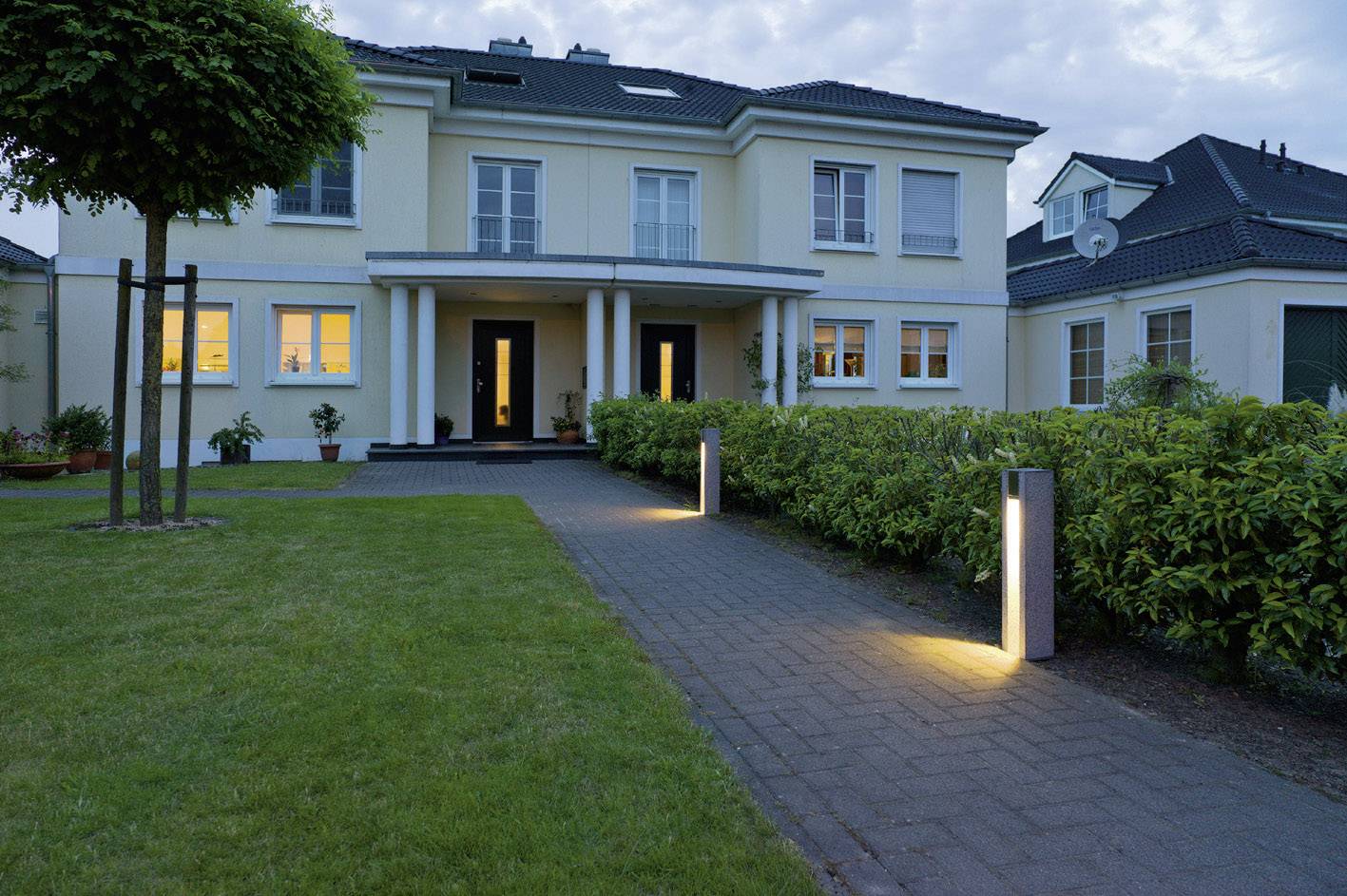 SLV 231440 Arrock Slot Außenstandleuchte LED GU10 4W Granit-Grau (matt)