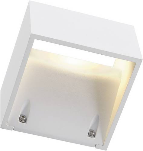 SLV Logs Wall 232101 LED-Außenwandleuchte 6W Warm-Weiß Weiß