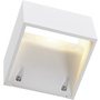 SLV Logs Wall 232101 LED-Außenwandleuchte EEK: D (A - G) LED LED fest eingebaut 6W Weiß