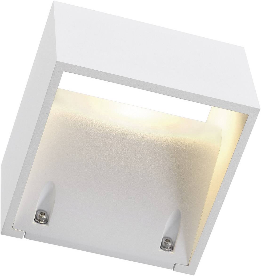 SLV Logs Wall 232101 LED-Außenwandleuchte LED LED fest eingebaut 6W Weiß