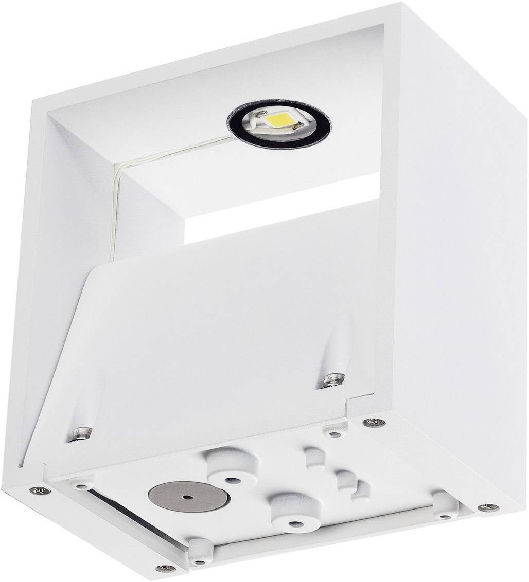 SLV Logs Wall 232101 LED-Außenwandleuchte LED LED fest eingebaut 6W Weiß