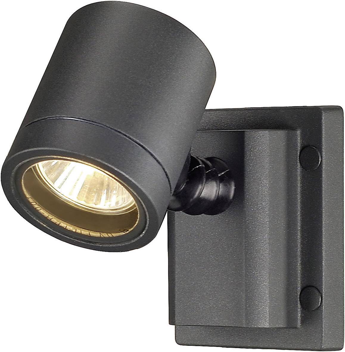 SLV New Myra Wall 233105 Außenwandleuchte Halogen GU10 50W Anthrazit
