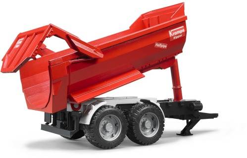 Bruder Krampe Tandem-Halfpipe-Kippanhänger Fertigmodell Landwirtschafts Modell