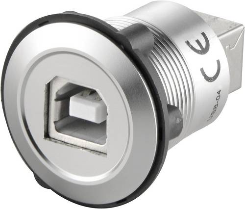 TRU Components USB-03 USB-Einbaubuchse 2.0 Buchse, Einbau USB-Buchse Typ B auf USB-Buchse Typ A Inh