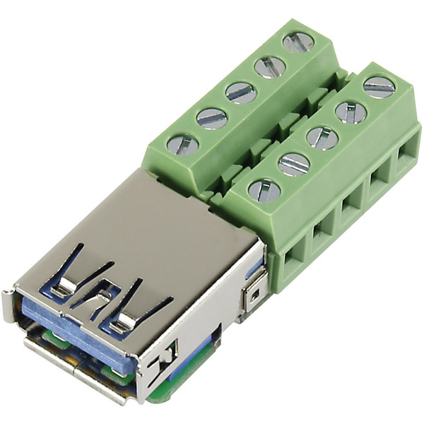 Einbaubuchse USB 3.0 Buchse, Einbau horizontal USB-AFT-2