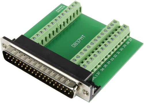 Tru Components Dsub37m-39tb-3 1229330 Spina Sub-d 90 ° Numero Poli (num): 37 A Vite 1 Pz.