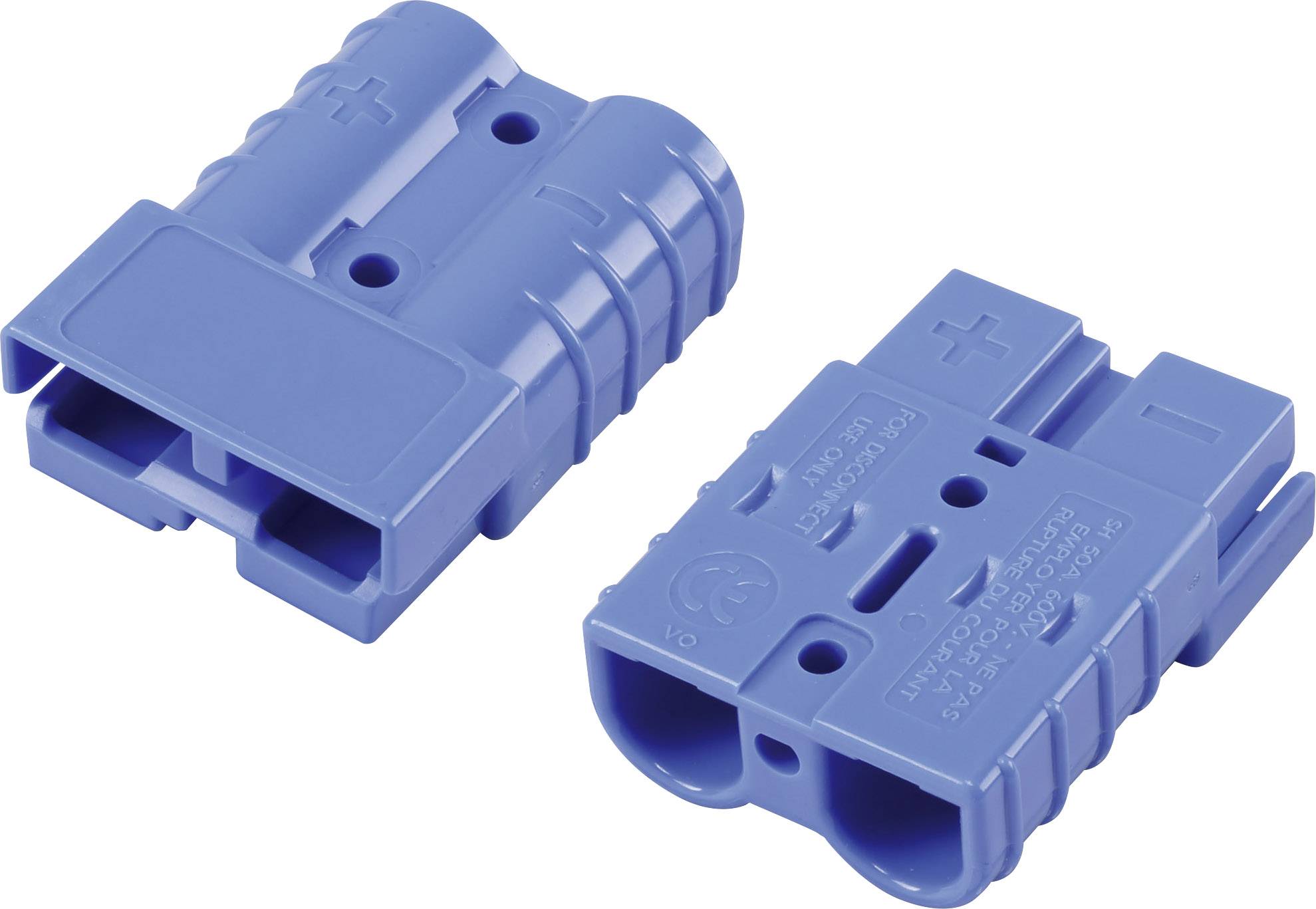 TRU Components 50A Hochstrom-Batteriesteckverbinder Blau Inhalt