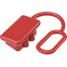 TRU Components Staubschutzkappe für 50A Hochstrom-Batteriesteckverbinder Rot Inhalt