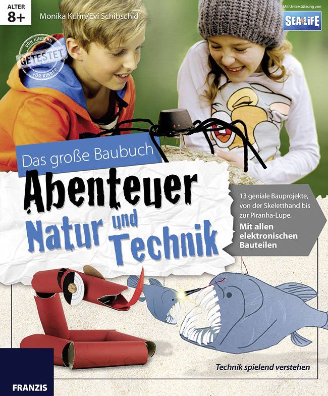 Franzis Verlag Abenteuer Elektronik Natur und Technik 978-3-645-65247-6 Baubuch ab 8 Jahre