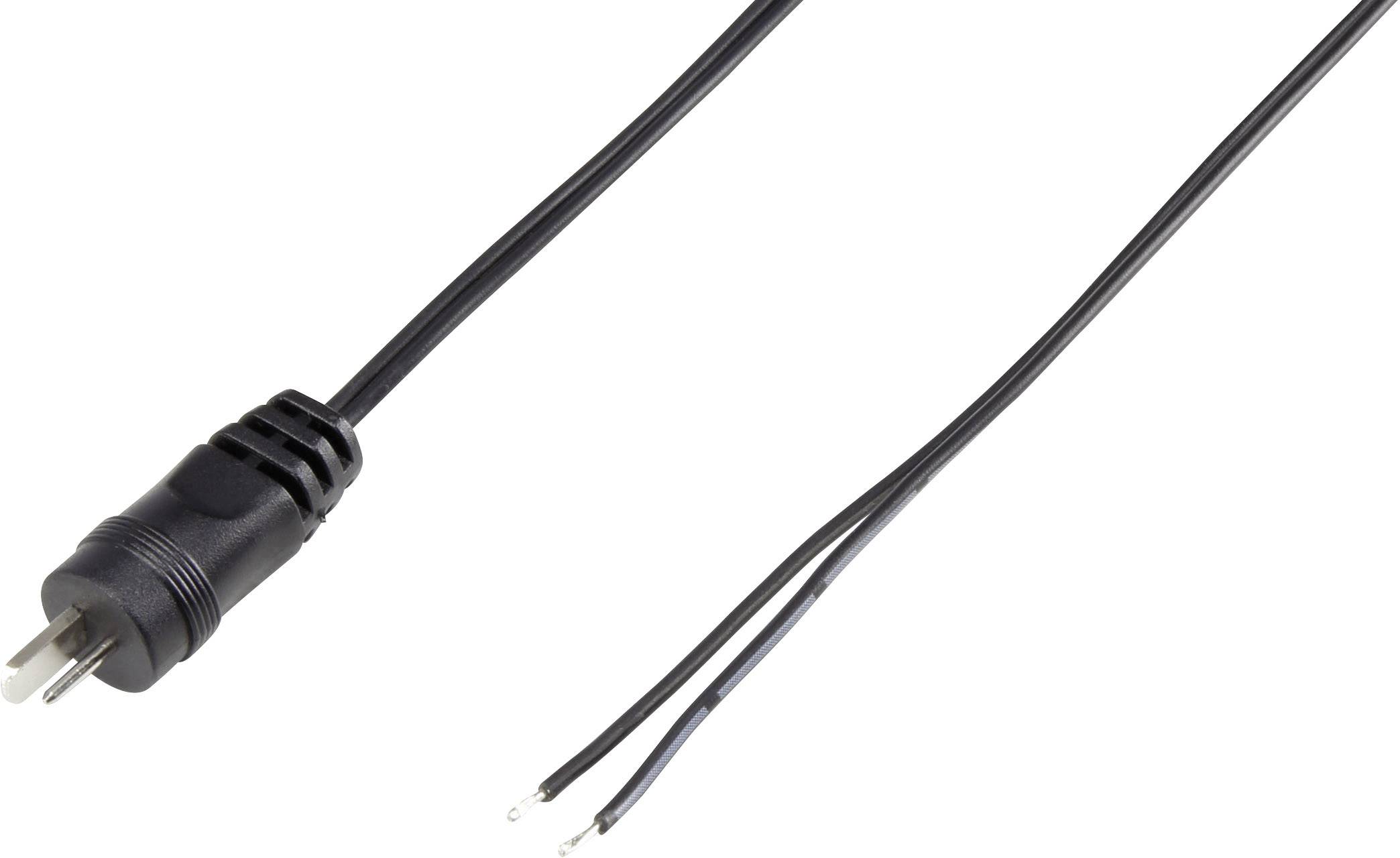 VOLTCRAFT 93015c94 Lautsprecher-Steckverbinder Stecker, gerade Polzahl: 2 Schwarz 1 St.