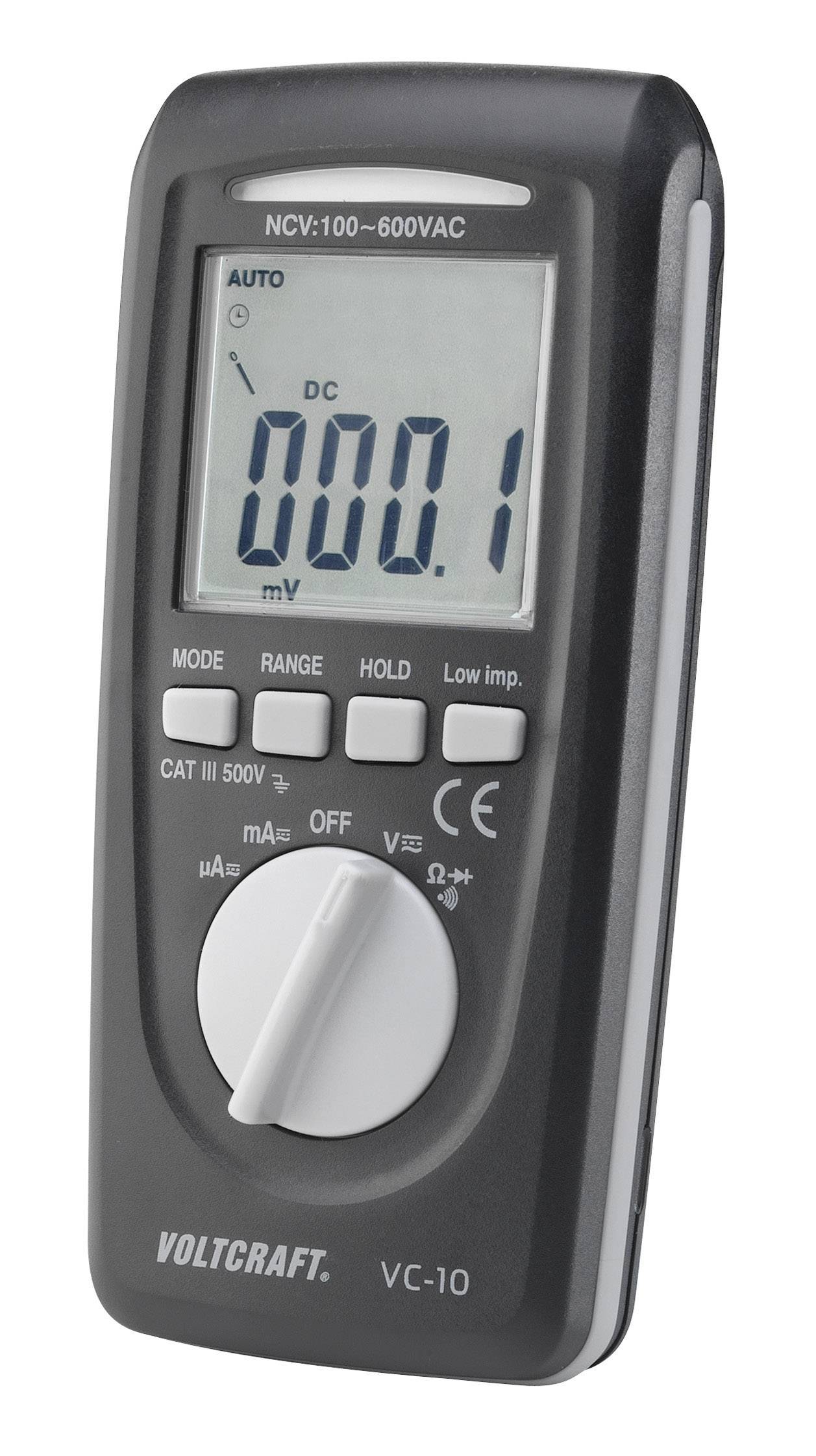 VOLTCRAFT VC-10 Hand-Multimeter digital CAT III 600V Anzeige (Counts): 4000