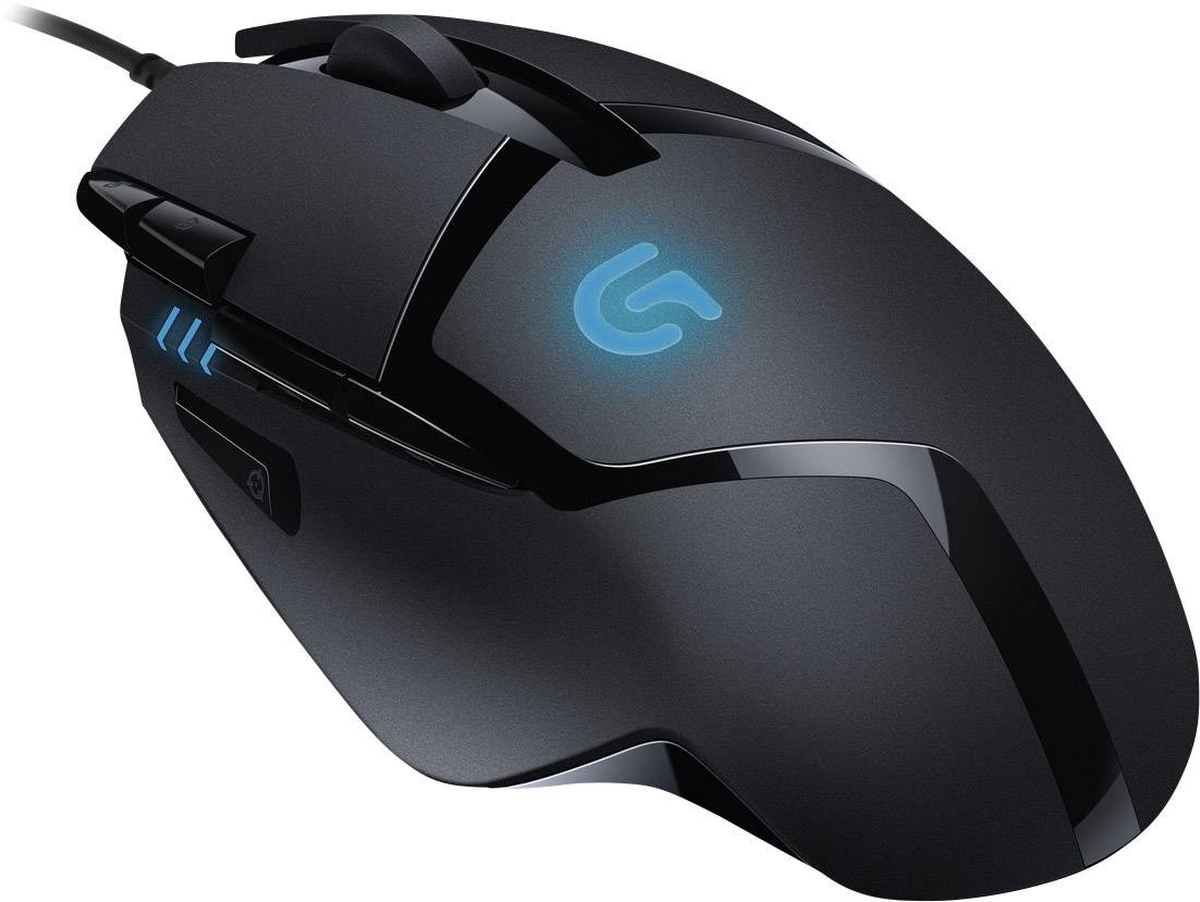 Logitech Gaming G402 Hyperion Fury Gaming-Maus USB Optisch Schwarz 8 Tasten 4000 dpi
