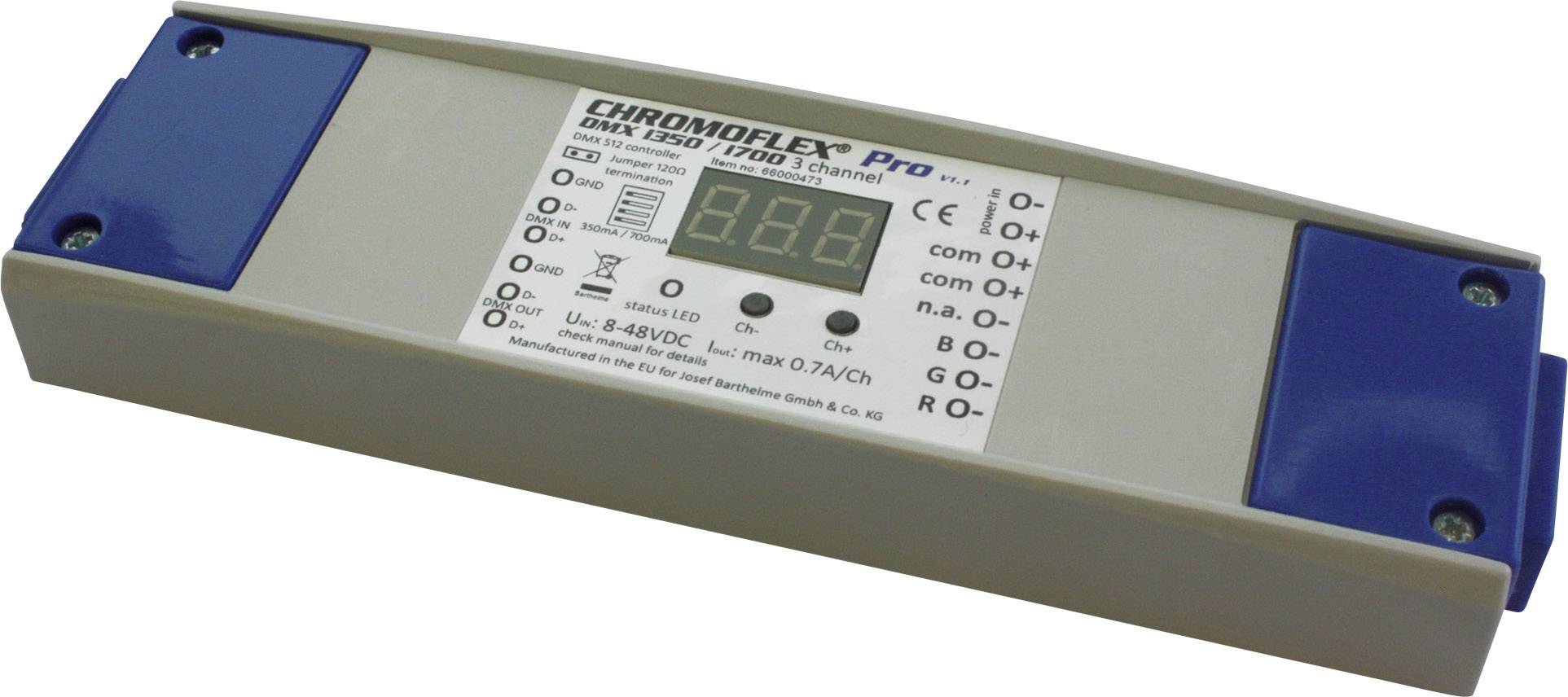 Barthelme CHROMOFLEX® Pro DMX i350/i700 4-Ch.l V1.1 LED-Dimmer 180 mm 52 mm 22 mm