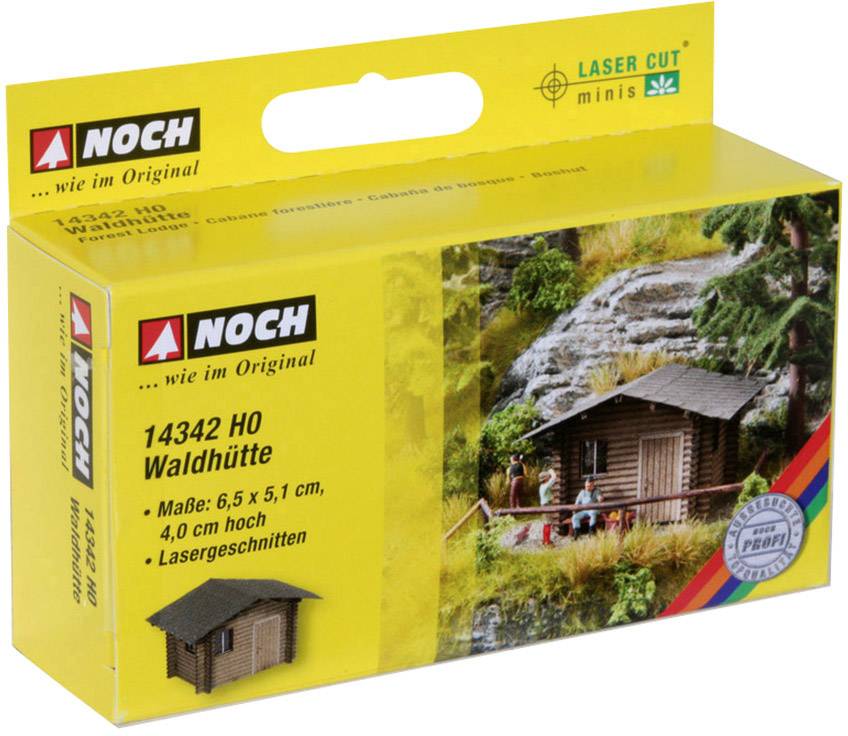 NOCH Laser-Cut minis® 14342 H0 Laser-Cut minis® Waldhütte Lasercutbausatz