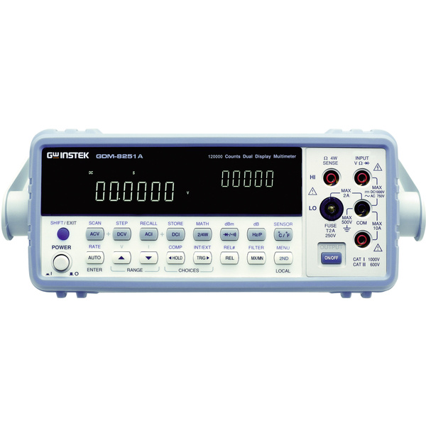 GW Instek GDM-8255A Tisch-Multimeter digital CAT II 500V Anzeige (Counts): 200000