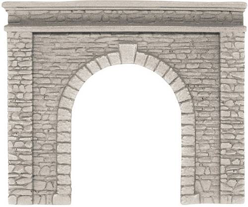 NOCH 58061 H0 Tunnel-Portal 1gleisig Hartschaum-Fertigmodell