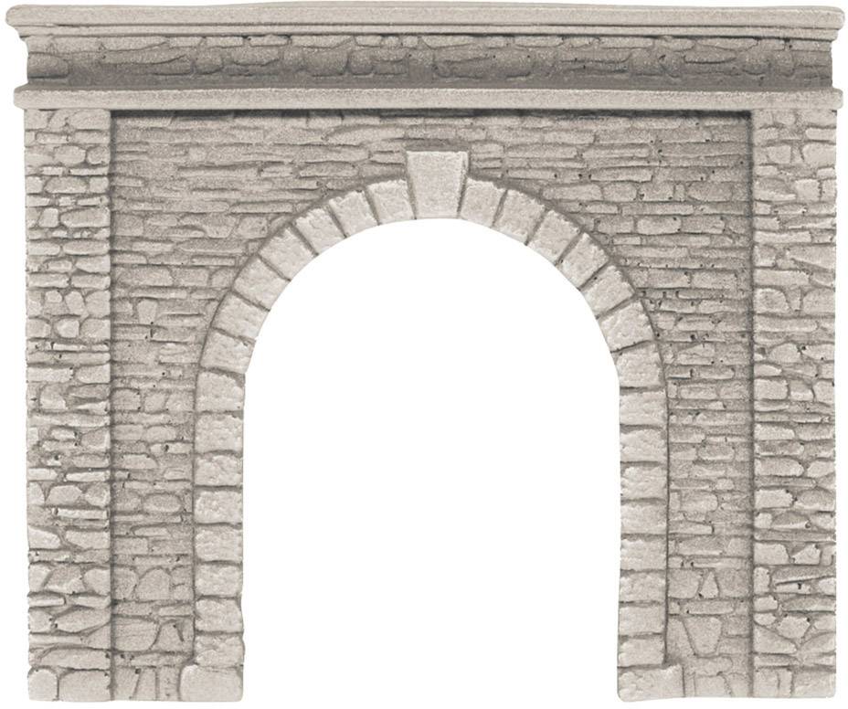 NOCH 58061 H0 Tunnel-Portal 1gleisig Hartschaum-Fertigmodell