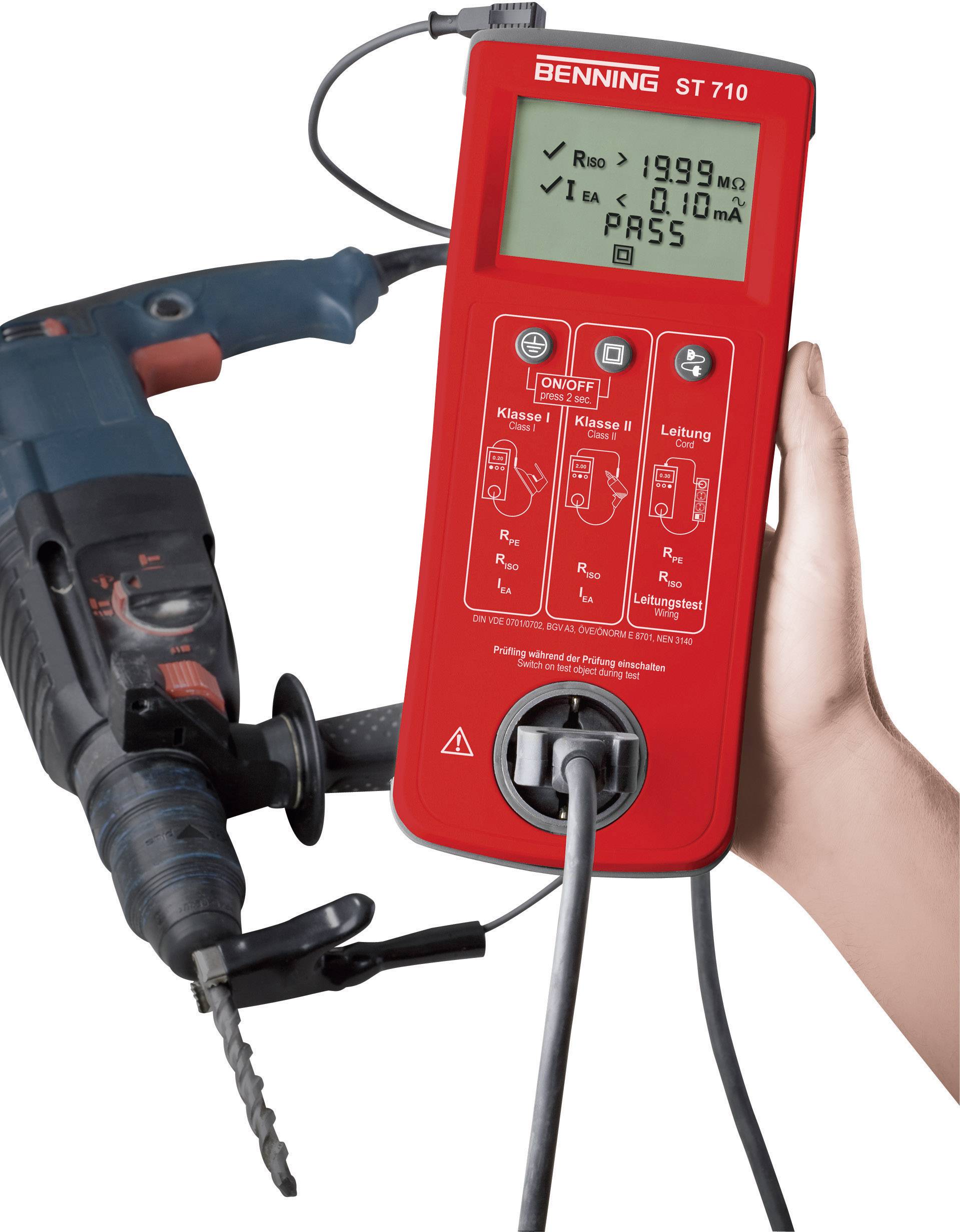 Benning ST 710 Gerätetester VDE-Norm 0701-0702