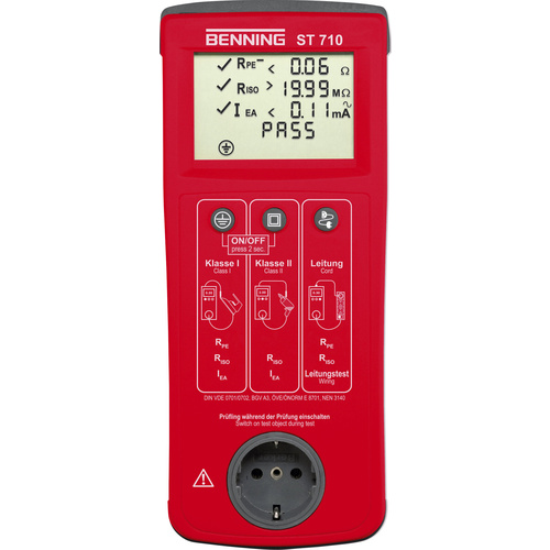 Benning ST 710 Equipment tester VDE standard 0701-0702