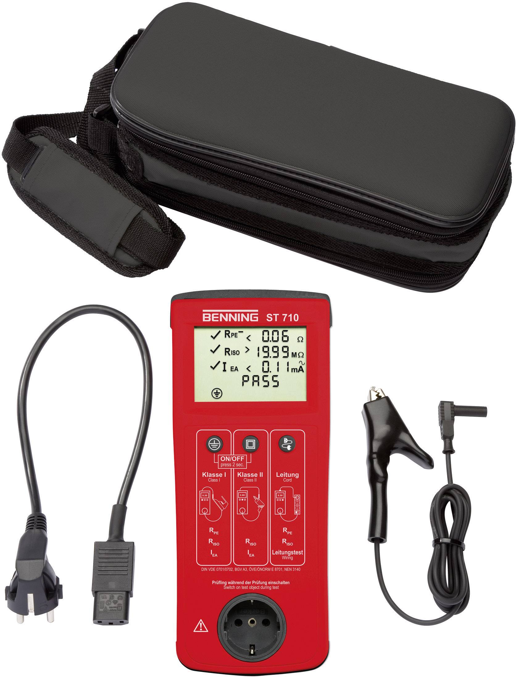Benning ST 710 Gerätetester VDE-Norm 0701-0702