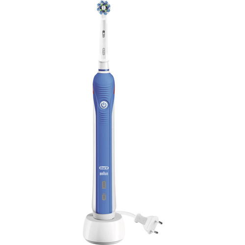 Oral-B Pro 3000 Cross Action Electric toothbrush Rotating/vibrating/pulsating White, Dark blue