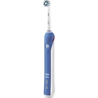 Oral-B Pro 3000 Cross Action Elektrische Zahnbürste Rotierend/Oszilierend/Pulsieren Weiß, Dunkelblau Oral-B Pro 3000 Cross Action Elektrische Zahnbürste Rotierend/Oszilierend/Pulsieren Weiß, Dunkelblau