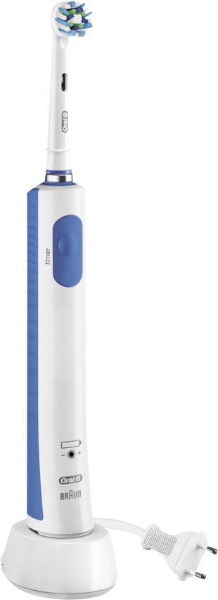 Oral-B Pro 600 Cross Action 09626 Elektrische Zahnbürste Rotierend/Oszilierend Weiß, Mittelblau