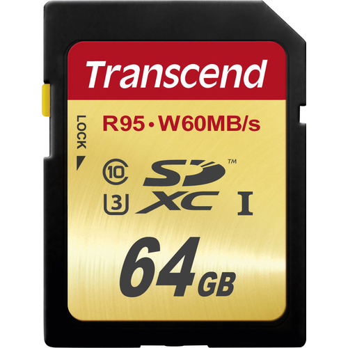 Transcend Ultimate SDXC-Karte 64GB Class 10, UHS-I, UHS-Class 3