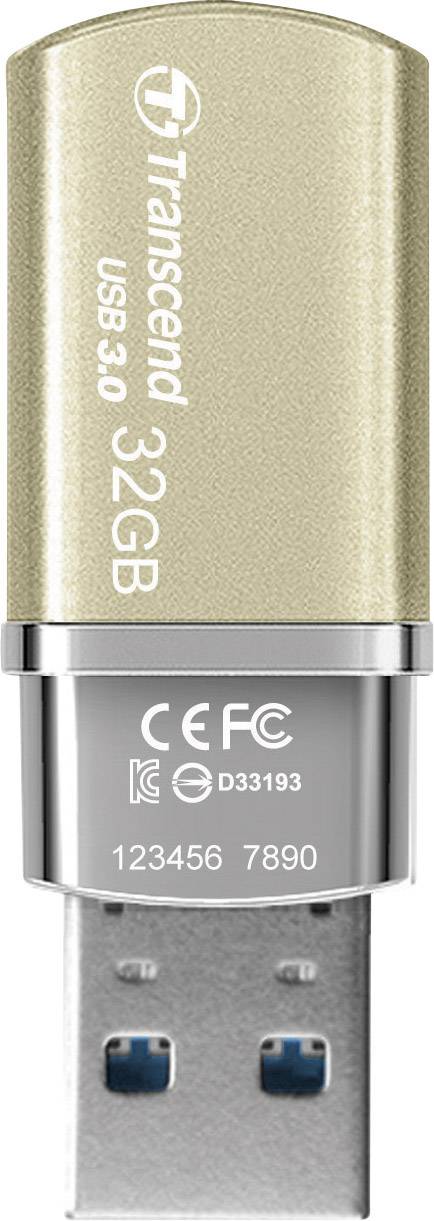 Transcend JetFlash® 820G USB-Stick 32GB Champagne Gold TS32GJF820G USB 3.2 Gen 1 (USB 3.0)