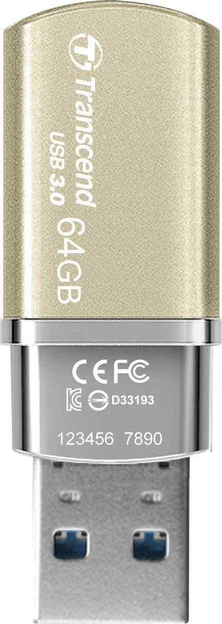Transcend JetFlash® 820G USB-Stick 64 GB Champagne Gold TS64GJF820G USB 3.2 Gen 1 (USB 3.0)