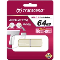 Transcend JetFlash® 820G USB-Stick 64 GB Champagne Gold TS64GJF820G USB 3.2 Gen 1 (USB 3.0) Transcend JetFlash® 820G USB-Stick 64 GB Champagne Gold TS64GJF820G USB 3.2 Gen 1 (USB 3.0)