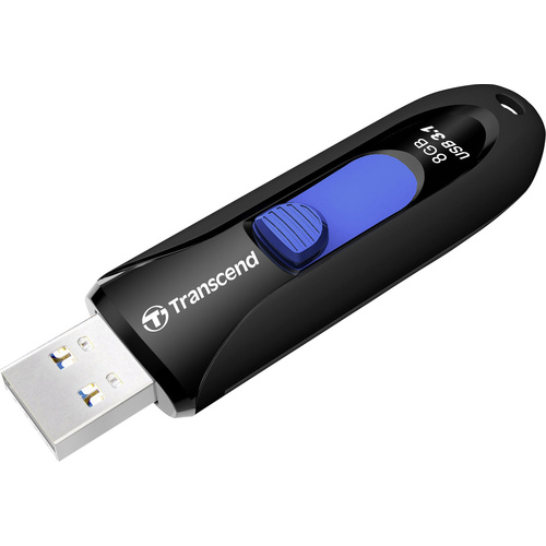 Transcend JetFlash® 790 USB-Stick 8 GB Schwarz/Blau TS8GJF790K USB 3.1