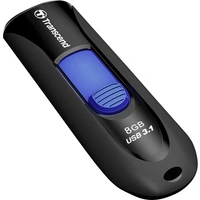 Transcend JetFlash® 790 USB-Stick 8GB Schwarz/Blau TS8GJF790K USB 3.1 Transcend JetFlash® 790 USB-Stick 8GB Schwarz/Blau TS8GJF790K USB 3.1