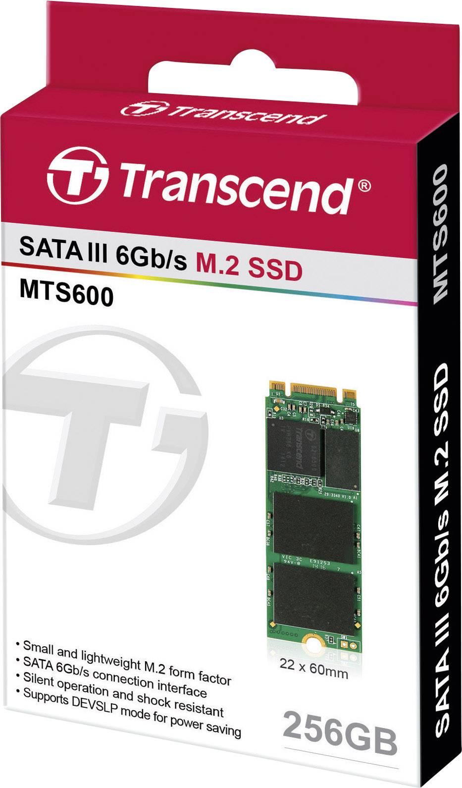 Transcend MTS600 256 GB Interne M.2 SATA SSD 2260 M.2 Retail TS256GMTS600