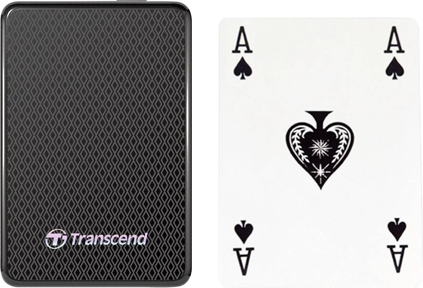 Transcend ESD400 Externe SSD Festplatte 256GB Schwarz USB 3.0