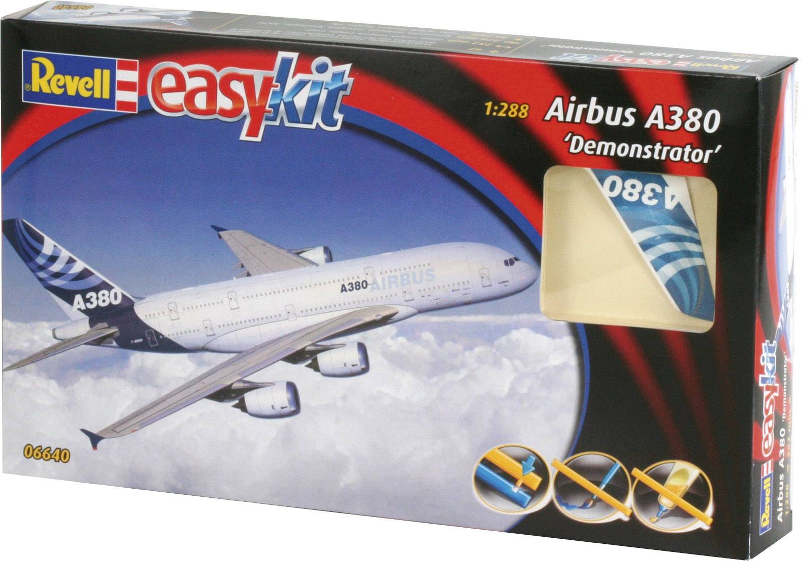 Revell 6640 Airbus A 380 Demonstrator easykit Flugmodell Bausatz 1:288