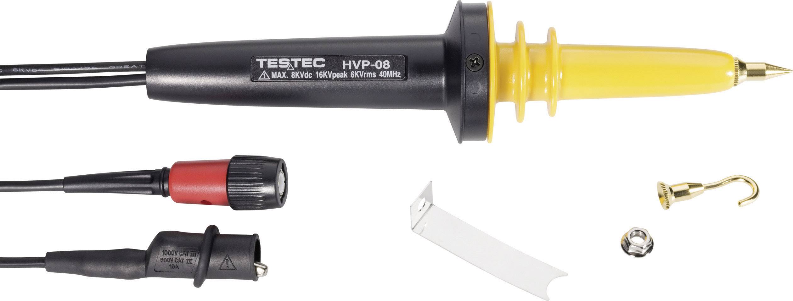 Testec TT-HVP 08 Tastkopf berührungssicher 40MHz 1000:1 8000 V/DC, 6000 V/AC