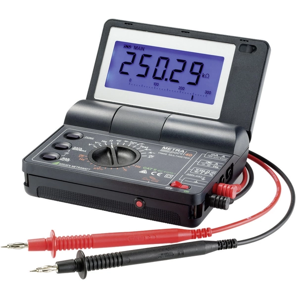 Gossen Metrawatt METRAport 40S Hand-Multimeter kalibriert (DAkkS-akkreditiertes Labor) digital CAT II 300V Anzeige (Counts): 31000 Gossen Metrawatt METRAport 40S Hand-Multimeter kalibriert (DAkkS-akkreditiertes Labor) digital CAT II 300V Anzeige (Counts): 31000