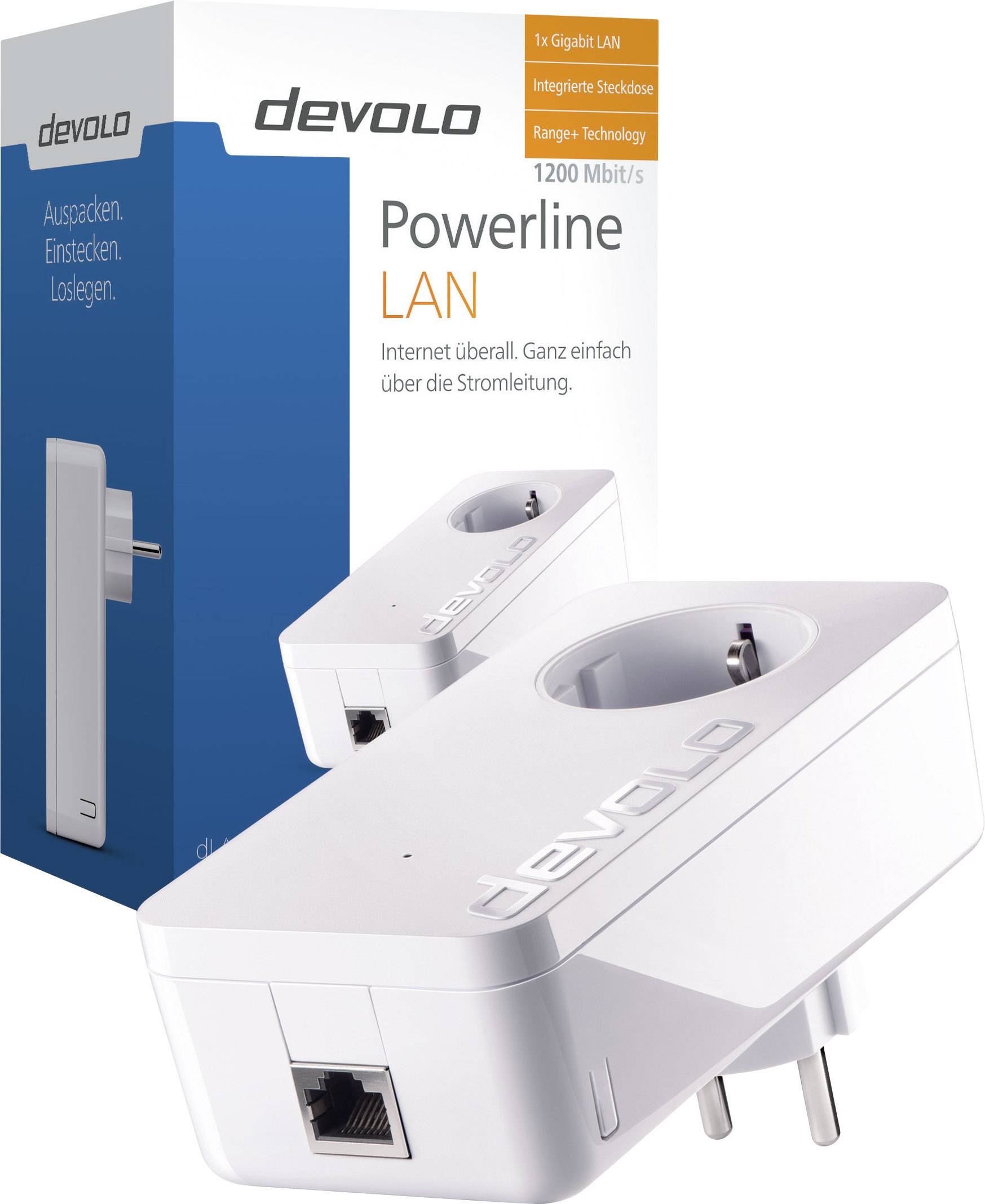 Devolo dLAN® 1200+ Powerline Einzel Adapter 1.2 GBit/s