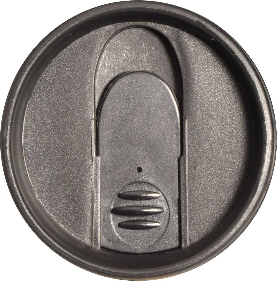 MATO interpräsent Thermobecher Edelstahl (gebürstet), Schwarz 0.4l 4180