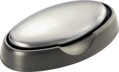 Edelstahl-Seife Clear inkl. Kunststoffablage 4124
