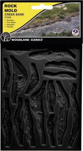 Woodland Scenics WC1245 Universell Kautschukform Flussufer (L x B) 250 mm x 130 mm