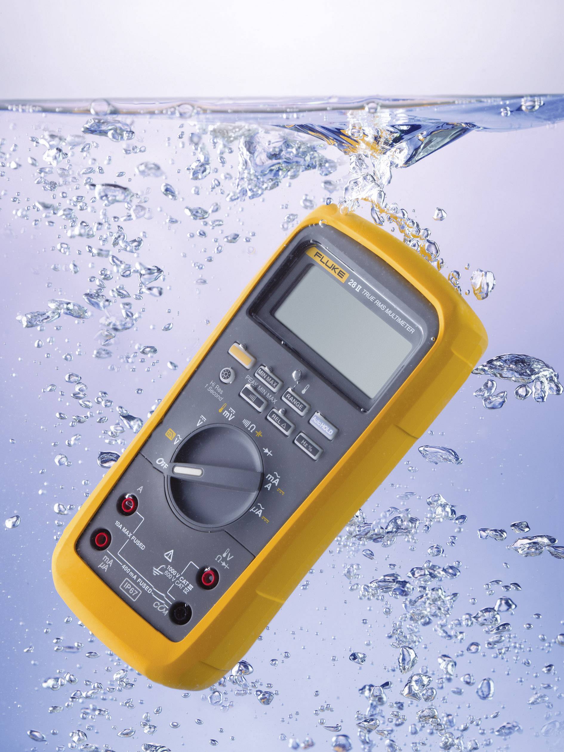 Fluke 28II/EUR Hand-Multimeter digital Wasserdicht (IP67) CAT III 1000 V, CAT IV 600V Anzeige (Counts): 20000