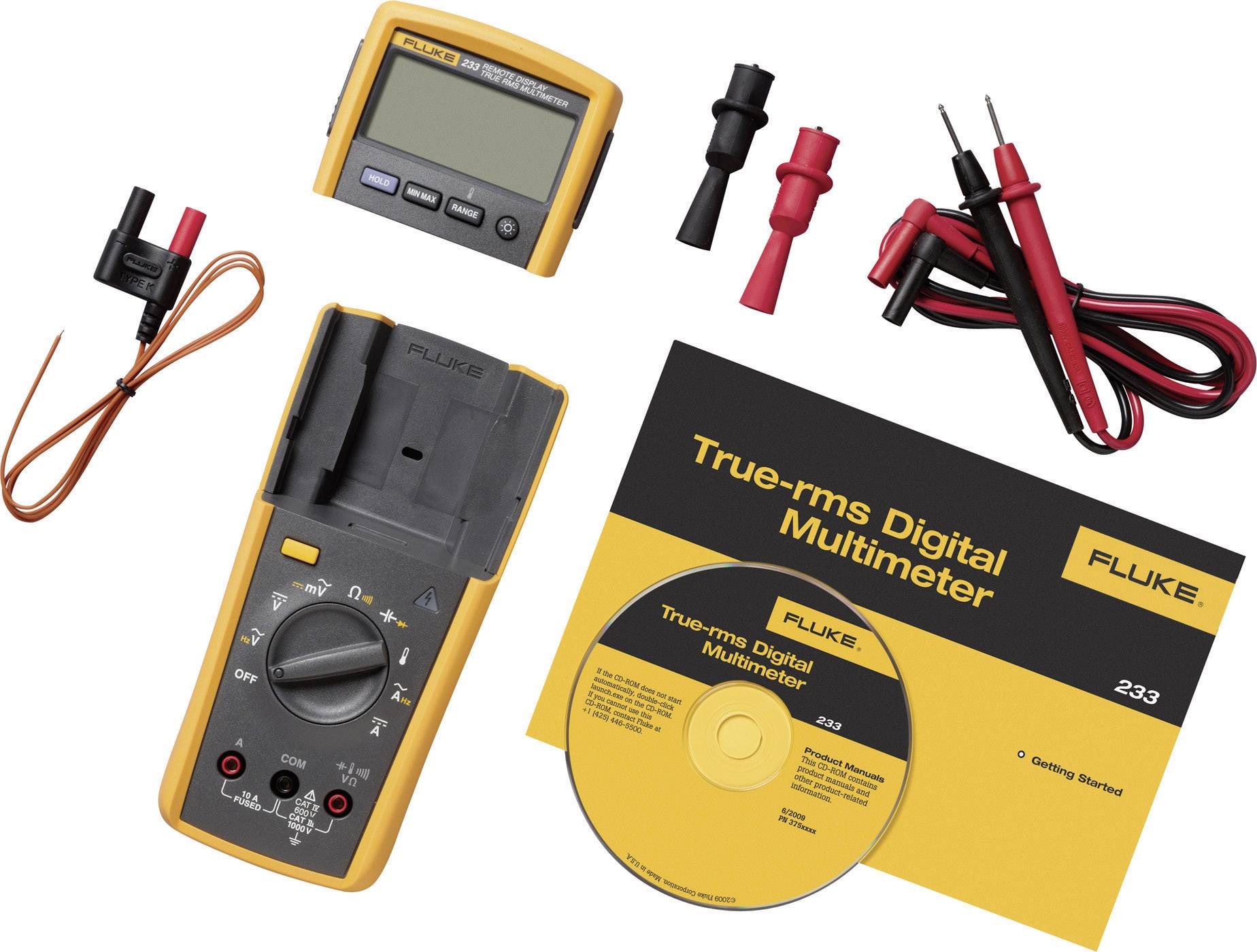 Fluke 233 Hand-Multimeter digital Funk-Display CAT III 1000 V, CAT IV 600V Anzeige (Counts): 6000