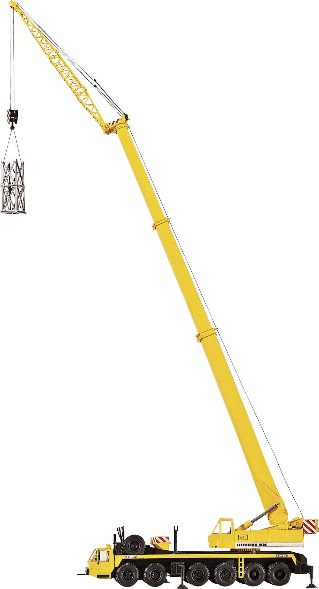 Kibri 13012 H0 Baufahrzeug Modell Liebherr Teleskopkran 1120 mit Gitterspitze